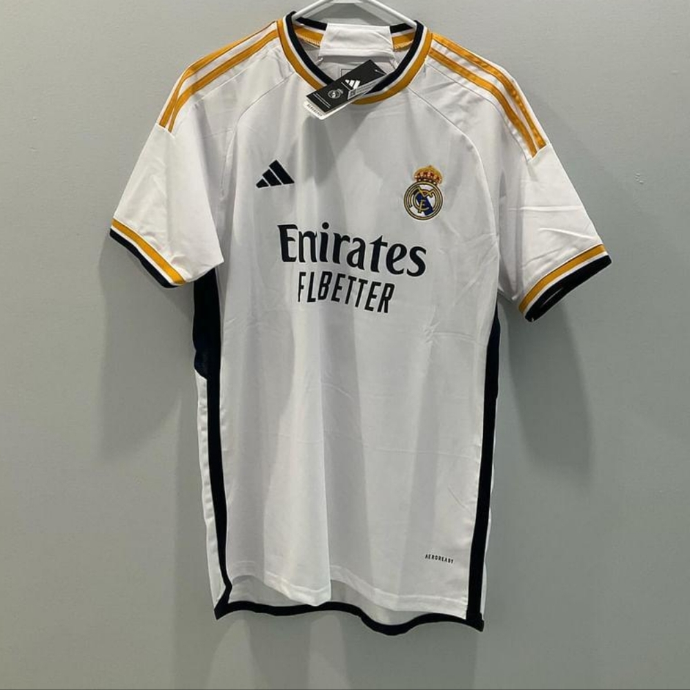 REAL MADRID MENS BELLINGHAM 2023/24 JERSEY -- SIZE: L